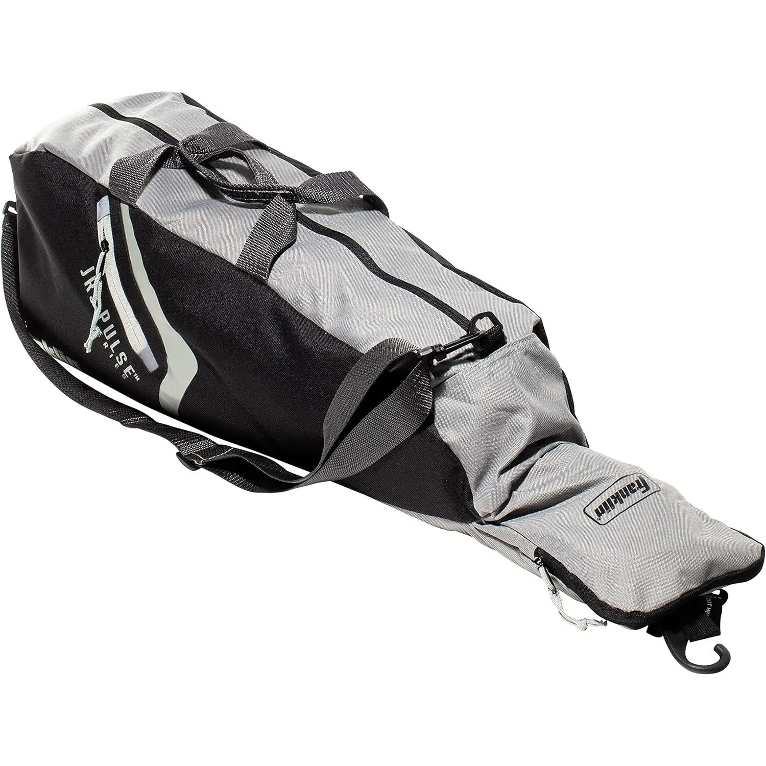 Heavy Duty Water-Resistant Baseball Tote Bag - 3-Bat Capacity, Multi-Compartment Sports Gear Organizer with J-Hook for Youth Sports Bat, Helmet, Glove, T-Ball, Softball Equipment & Quick Access