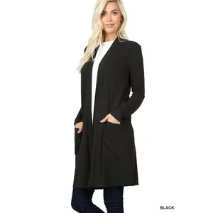 Slouchy Pocket Open Cardigan