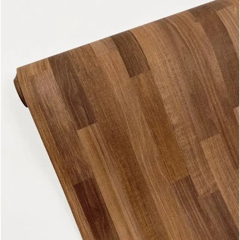 Peel and Stick PVC Wood Grain Floor Tiles Self Adhesive Waterproof Thickened Non Slip Floor Stickers for Home Kitchen Bedroom Bathroom DIY Flooring
