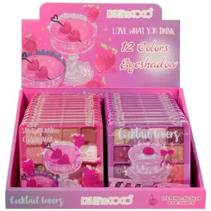 Paleta de Sombra de Ojos Love What You Drink Kevin & Coco - Venta al por Mayor Display 24 Unidades (KC1428)