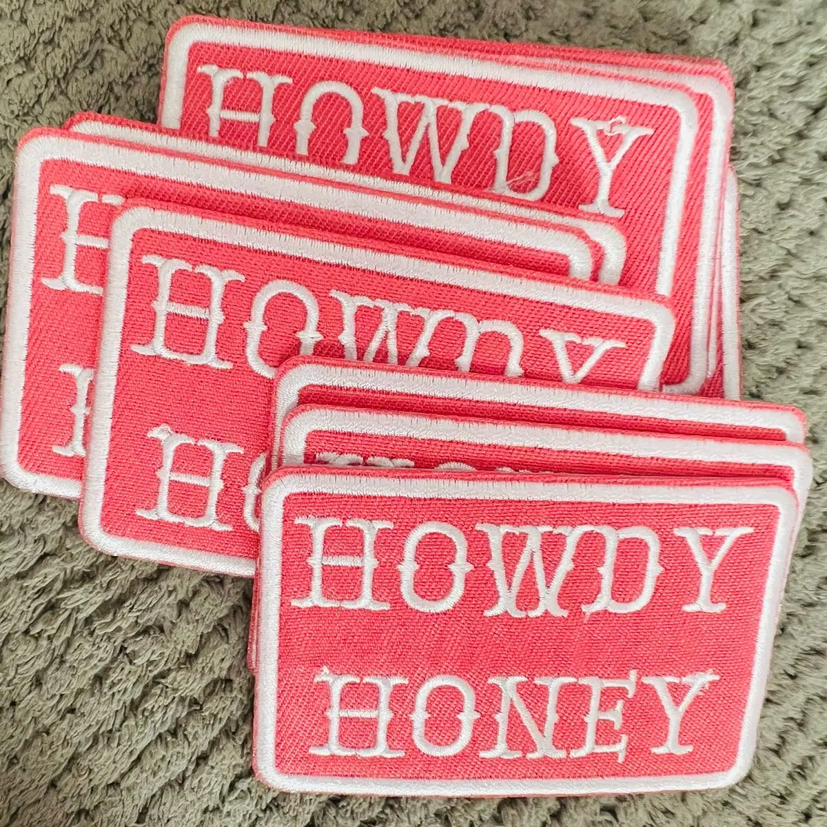 Howdy Honey iron on Patches Howdy Honey iron on Patches