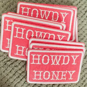 Howdy Honey iron on Patches