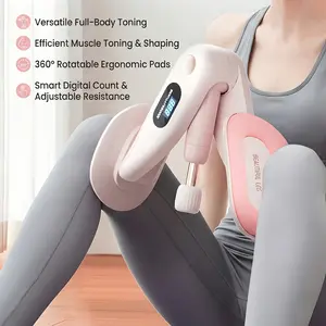 Smart Counting Butt & Leg Trainer. Adjustable Resistance for Precise Activation of Gluteal and Inner Thigh Muscles. Non-slip Design, Your Must-have Home Fitness Tool for Effortless Workout Tracking