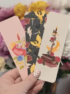 Romantasy Bookmark, Dragon Rider and Lighting Bookmarks, Individual or Set of 3