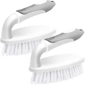 Scrub Brushes for Cleaning Bathtub, Heavy Duty Scrub Brush with Stiff Bristle, Suitable for Sponge, Kitchen, Sink, Bathroom, Floor