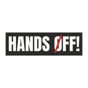 Hands Off! Car Magnet, Anti Trump Magnet, Anti Elon, Not My President