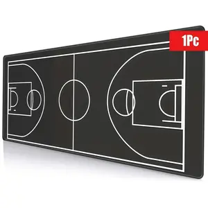 Minimalist and Basketball Court Design Mouse Pad, Durable Non-Slip, Non Slip Mousepad, Multi-Sized for Sports Fans, Made for Gaming, Perfect for Home Office Gaming Decor and Holiday Gifts
