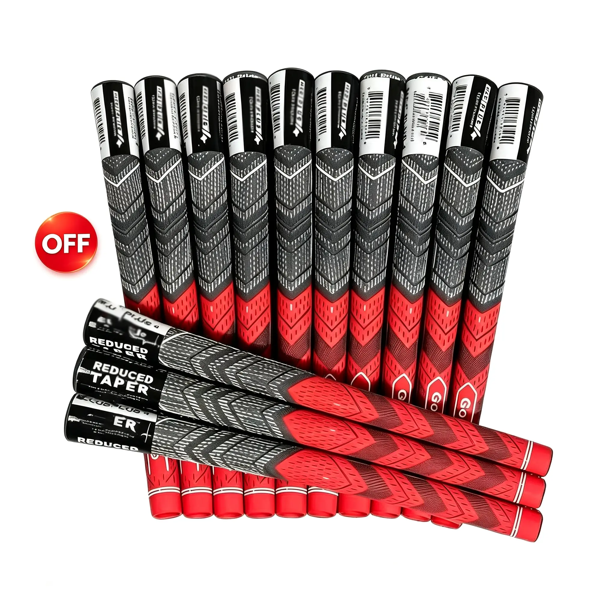 High-performance Golf Iron Grip, 13pcs/set Natural Rubber Enhanced Grip with Durable Anti-slip Design, Professional Golf Club Grip for Men & Women Standard Mid-Size Golf Club Grip Set new jumbo golf grip golf hybrid set swag Waterproof golf head covers