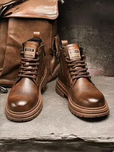 Men's Breathable Mesh Sport Shoes, Comfortable Soft Sole Casual Sneakers, Anti-Slip Trendy All-Purpose Board Shoes, Lightweight Breathable Shoes, Footwear Leather