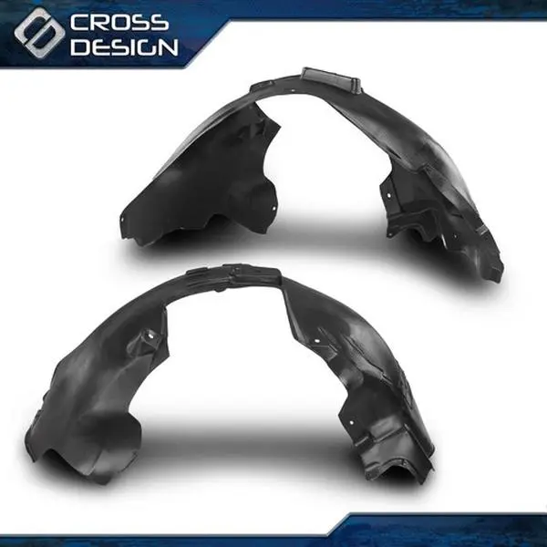 CROSSDESIGN 1 Pair Fender Liners, Front Driver & Passenger Side Mud Flaps Splash Guards Fit For 2009-2012 Audi Q5, Cross Design