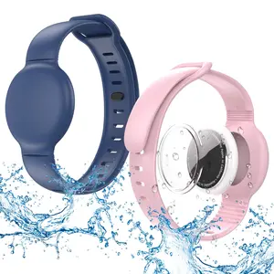 Apple Airtag Protective Case for Kids Watch Style, Silicone Material, Real-Time Location Tracking, Prevents Losing Children