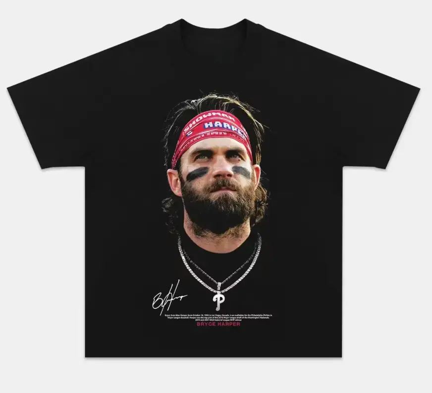Youth & Adult BRYCE HARPER T-SHIRT, Vintage Baseball Graphic Tee, Retro  Fan Shirt, Game Day Apparel, Unisex Sports Streetwear