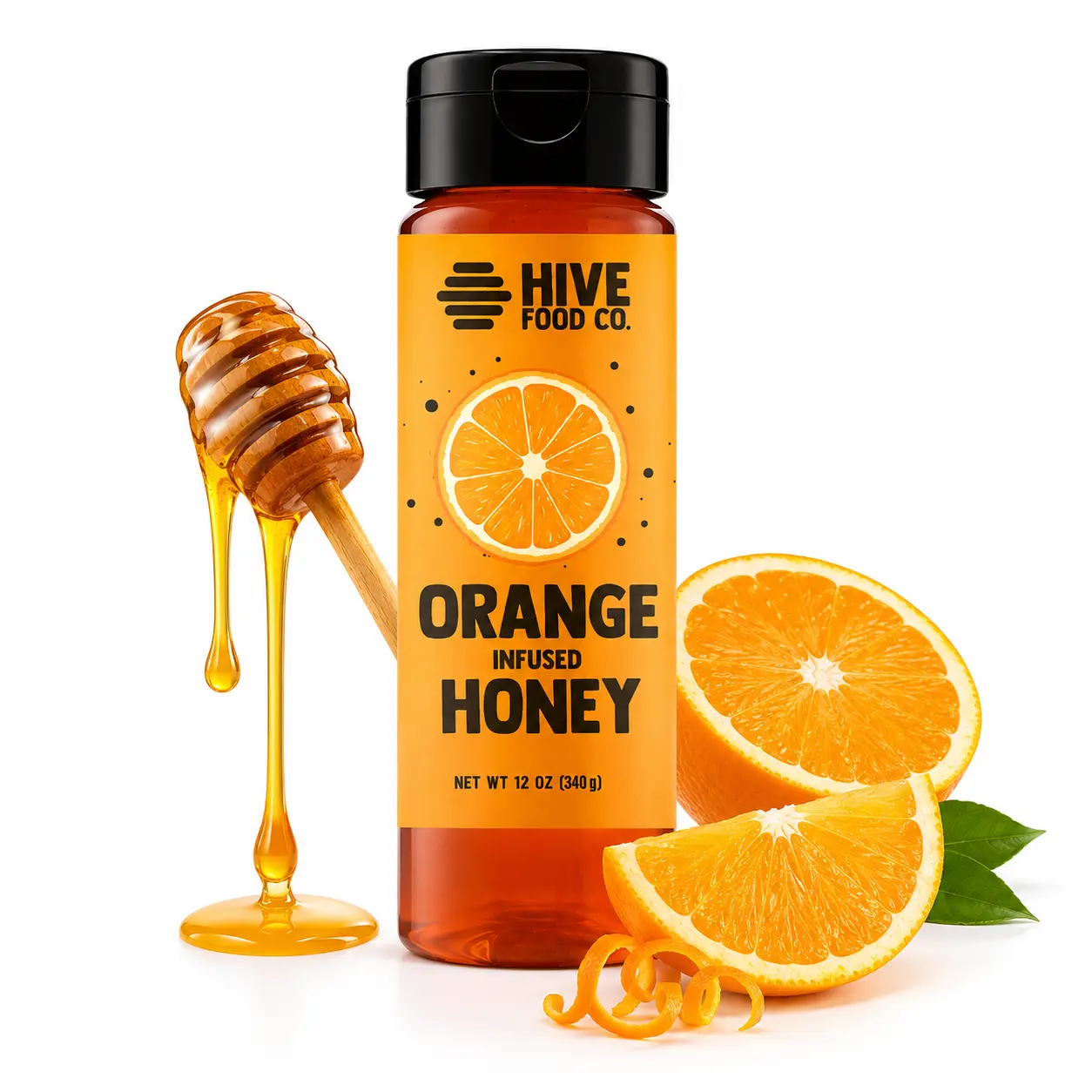 Orange Infused Honey