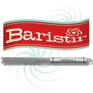 The Baristir Coffee Tool for Smooth Drinks Faster Service and Happy Baristas Mixes Powders Fast Eliminates Clumps Controls Foam