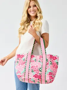 Capri Carryall Tote Bag | Petal Perfect Pink