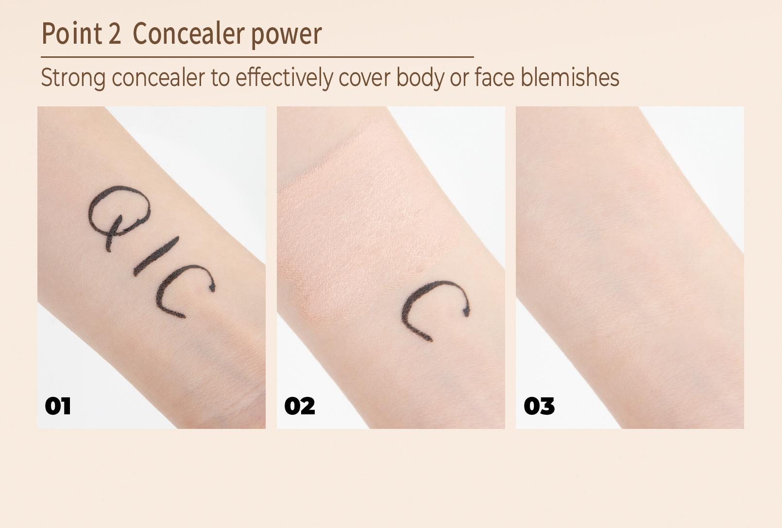 Waterproof Matte Concealer Balm, Full Coverage Lightweight Cream for Acne, Scars, Redness and Dark Spots, Smooth Blendable Texture with Moisturizing Formula for Flawless Finish, Ideal for Weddings, Parties and Daily Wear