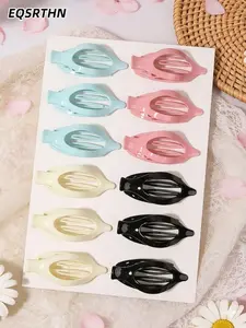 12Pcs Professional Hair Clips for Women, Non-Slip Duckbill Clips for Styling and Sectioning, Minimalist Hair Accessories for Thick Thin Hair, Daily Hair Clamps Set.