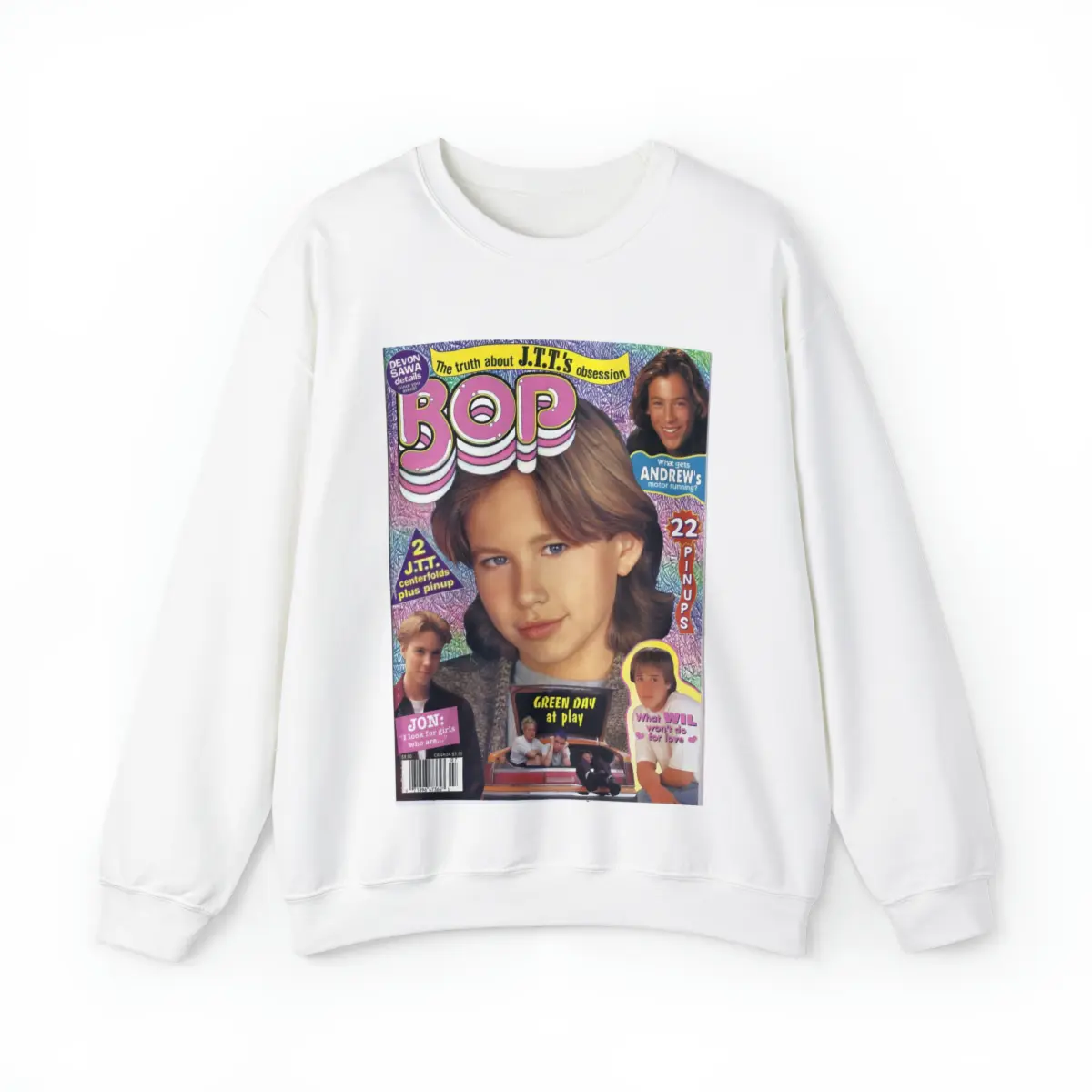 JTT 90s BOP magazine sweater