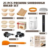 【Combo Set】25PCS (5'' Banneton*4+35OZ Fermenter*1)