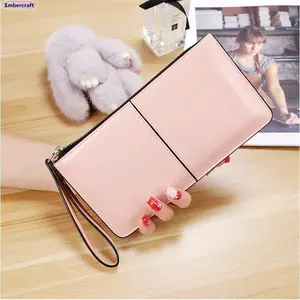 Women's Oil Wax Leather Trendy Wallet - Secure Zip-Around Purse, Korean-Inspired Large-Capacity Clutch, Minimalist Multi-Card Slots Organizer for Daily & Travel Use, Gift Idea