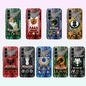 Warhammer Space Marine loyalist legions Samsung Case, Chapter Armor Design for Galaxy S24 S23 S22 S21 Ultra Plus, Shockproof TPU Gamer Phone Cover