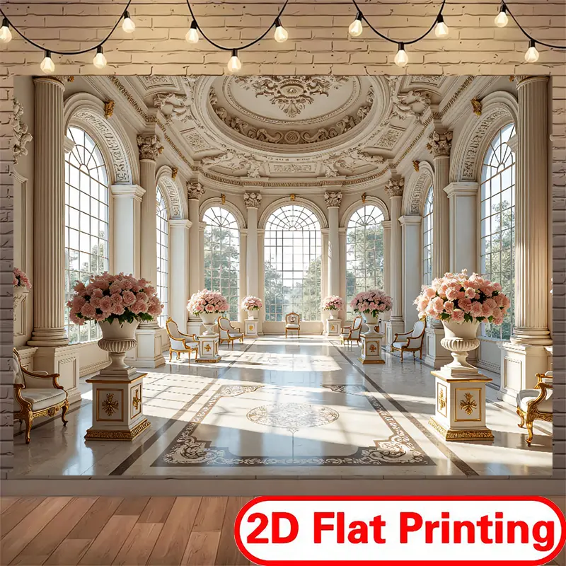 1pc 100% Polyester Premium Durable Festive Decoration Backdrop Tapestry - Party Supplies, Indoor Backdrops for Weddings, Content Creators,summerwins