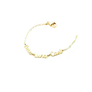 FF0020 New Store Opening | | Custom Multiple Name Bracelet |   Personalized Family Name Jewelry | The ultimate sentimental gift for mom to carry all her children’s names with her.