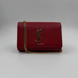 Pre-owned YSL Leather Crossbody Bags Saint Laurent Pompom Kate crossbody bag YSL24Fei
