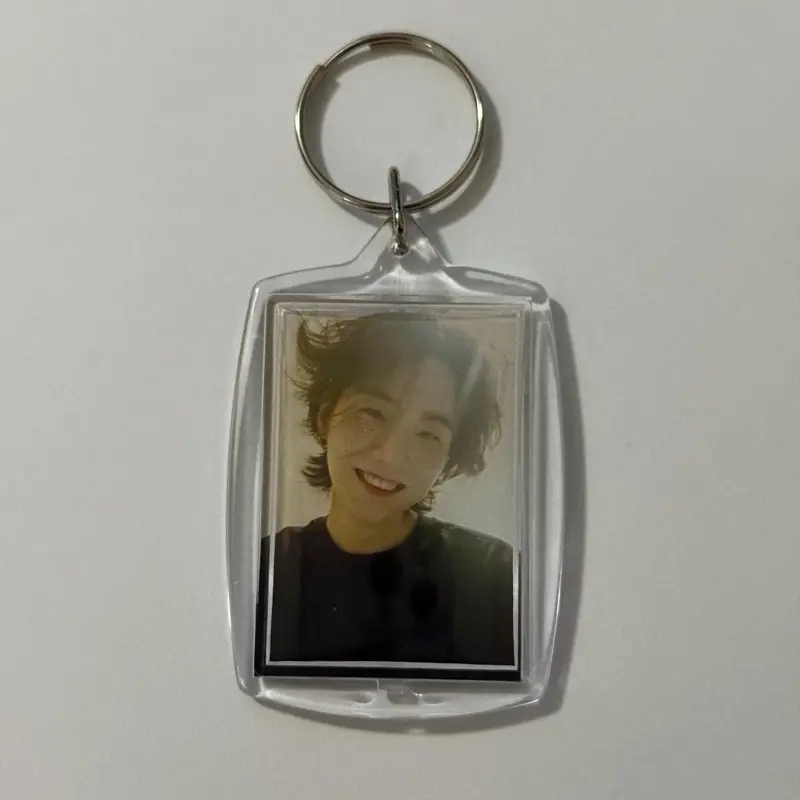 K-Pop Concert Member OT7 Fanmade Merch Photo Deco Accessory Acessories Acrylic Keychain Charm Keyring Bias
