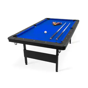 Indoor MDF and Iron Billiards Table Set, Complete with Sticks, Cues and Billiard Ball Set Indoor MDF and Iron Billiards Table Set, Complete with Sticks, Cues and Billiard Ball Set