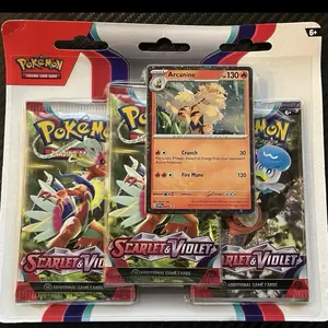 3 pack  Blister  Scarlet And Violet Pokemon