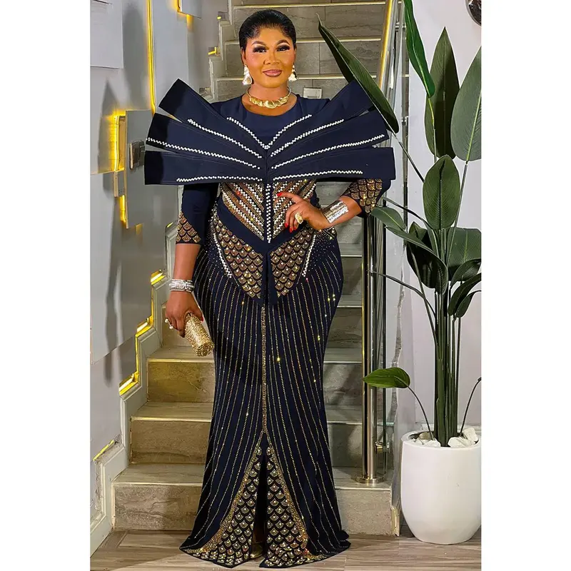 asymmetrical gold dress Sequin One Shoulder Asymmetrical Dresses Long Sleeve High Slit Formal Party  Long Prom Dresses fg4949 main image 0