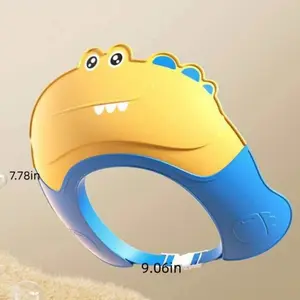 Childrens Waterproof Bath Hat Baby Adjustable Hair Washing Cap, Newborn Infant Shower Protection Cover, Essential Baby Grooming Accessory