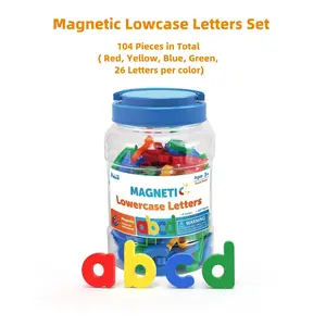 Magnetic Colorful Lowercase Letters Set, Educational Toy for Kids, Alphabet Learning Kit, Preschool Alphabet Tool, Durable Magnetic Letters for Playroom, Learning Materials
