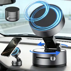2026 Upgraded Multifunctional Vacuum Suction Phone Holder | Portable Nano-Magnetic Car Mount with Dual-Row Powerful N52 Magnets, Perfect for Smooth Surfaces & Compact Lightweight Design for Versatile Use