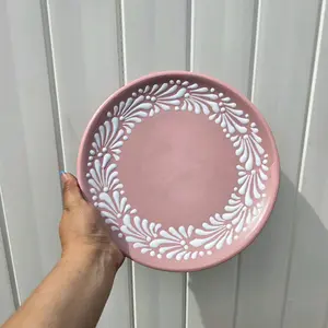 Pink Talavera Plates