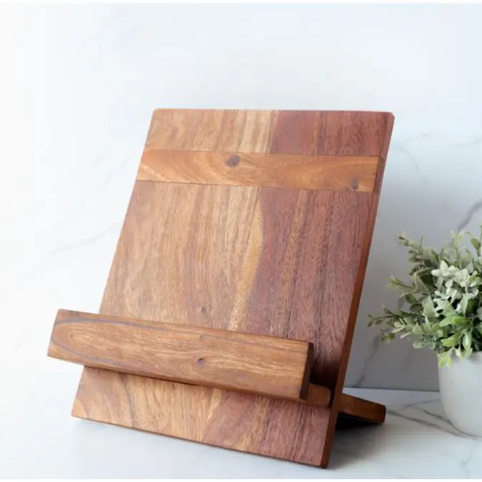 12.5" WOOD KD BOOK STAND