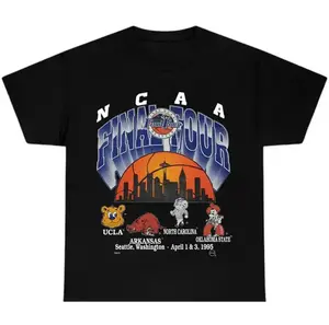 Vintage 1995 Final Four T-Shirt – Collector’s Item, Casual Cotton Top for Men & Women, Great Gift for Sports  Fans, Menswear & Womenswear