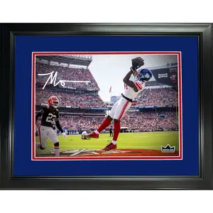 Poster Malik Nabers New York Giants Facsimile Signature Auto 4 Size Photo