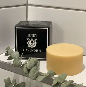 Henry Cavendish® Himalaya Shave Soap with Shea Butter & Coconut Oil. Long Lasting 3.8 oz Puck Refill. Mens Shave Soap. All Natural. Rich Lather, Smooth Comfortable Shave. For Ladies and Gentlemen.