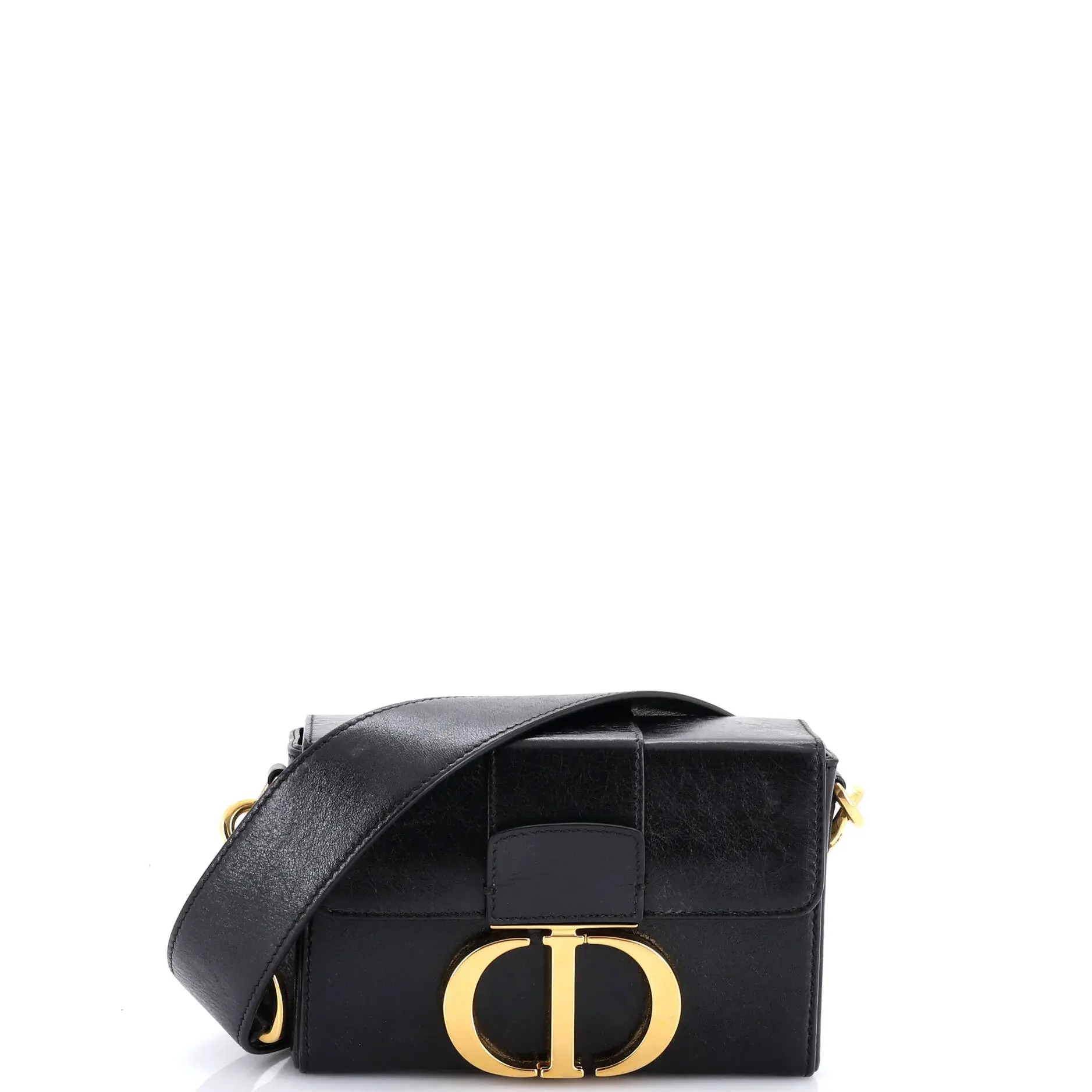 Pre-owned Dior material Messenger Bags Christian 30 Montaigne Box Bag Leather by Rebag