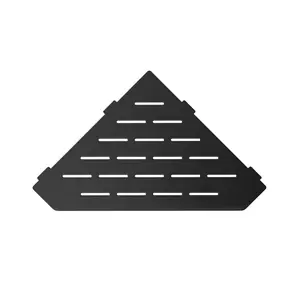 [dealsforyou] Corner Shower Shelf, 304 Stainless Steel Grout-in Tile Wall Recessed Bathroom Shelf, No Drilling Heavy Duty Corner Rack for Shower Caddy, 15 lbs Capacity, Fast Draining