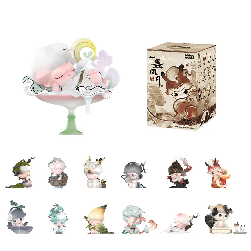 [Spanish]-DIMOO Stories in the Cup Series Figuras Coleccionables Caja Ciega, Caja Sorpresa