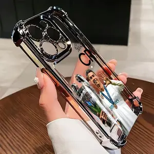 SU!Football Star Golden Ball C-CR7 Phone Case Compatible with iPhone 17 Pro Max Air,16, 15, 14, 13, 12, 11 Pro Max, X, XR, XS Max, 7, 8 Plus - Shockproof Transparent Soft Back Cover