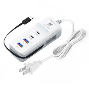 5Ports Type C PD Fast Desktop Charging Hub, Multi-Device USB C Charging Station for iPhone/iPad/Mac/Samsung/Google Pixel/LG for Phone, Tablet