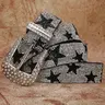 1pc Men Women Y2K Western Cowboy Cowgirl Belt, Luxury Fashion Punk Diamond Star Waistband, Daily Use Nightclub Rock Streetwear, Sparkling Bling Western Belt, Western Buckle Belt, Western Style Belt, Star Decorated Belt