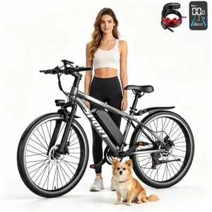 1500W Peak Electric Bike, 48V 15Ah &30MPH & 65Miles Range, 26''x2.2'' Fat Tire Mountain Ebike,7 Speeds, Removable Battery,Adult Electric Bicycle, UL2849