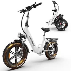 Kingbull Literider 2.0 Adult Foldable Electric Bike 750W Bafang Hub Motor 48V 15AH Battery 20"X4.0" CST Tires 28 mph Top Speed 60 Miles Range