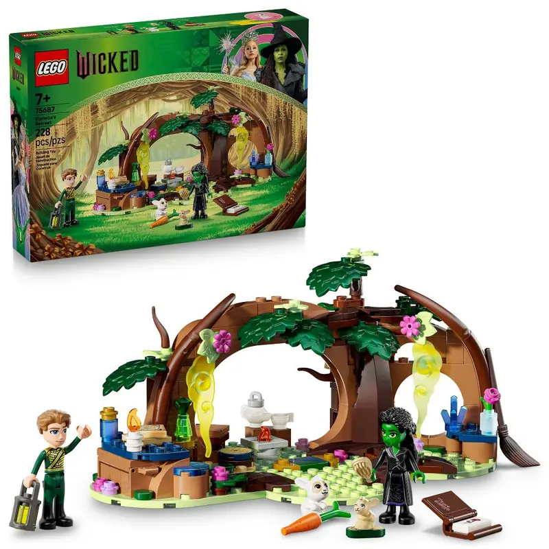 LEGO 75687 Wicked Elphaba’s Retreat Building Toy, Ages 7+
