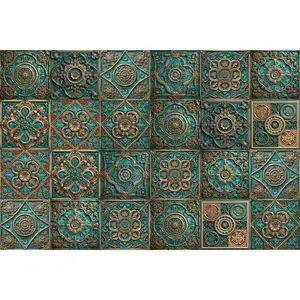30 Pcs Removable Tile Stickers Easy Apply No Residue For Cabinet Kitchen Bed Bath Decor Versatile Use Without Tools Required